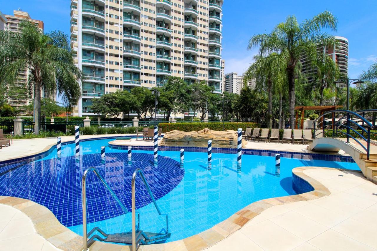 Barra Da Tijuca - 508 - De Frente Para Maravilhosa Piscina - Estacionamento Gratuito - Academia Comphania Atletica - Balsa Para Praia Gratis - Microondas - Geladeira Grande - Recepcao 24Horas - Wi-Fi - Com Pia Rio de Janeiro Exteriör bild