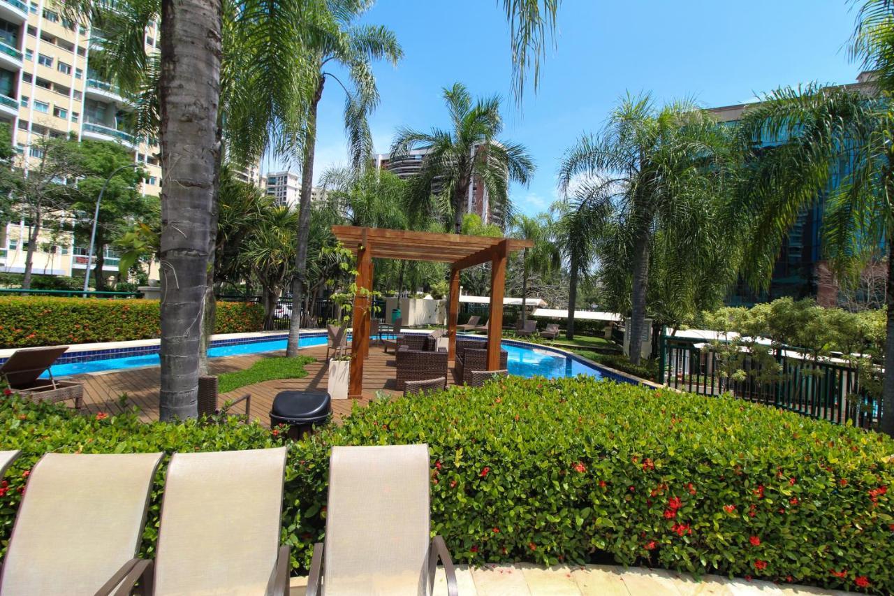 Barra Da Tijuca - 508 - De Frente Para Maravilhosa Piscina - Estacionamento Gratuito - Academia Comphania Atletica - Balsa Para Praia Gratis - Microondas - Geladeira Grande - Recepcao 24Horas - Wi-Fi - Com Pia Rio de Janeiro Exteriör bild