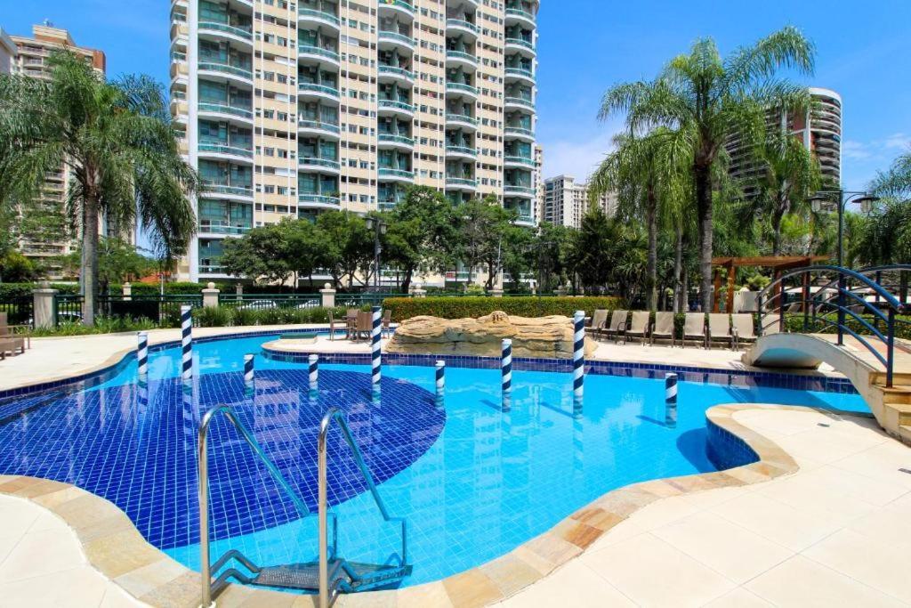 Barra Da Tijuca - 508 - De Frente Para Maravilhosa Piscina - Estacionamento Gratuito - Academia Comphania Atletica - Balsa Para Praia Gratis - Microondas - Geladeira Grande - Recepcao 24Horas - Wi-Fi - Com Pia Rio de Janeiro Exteriör bild
