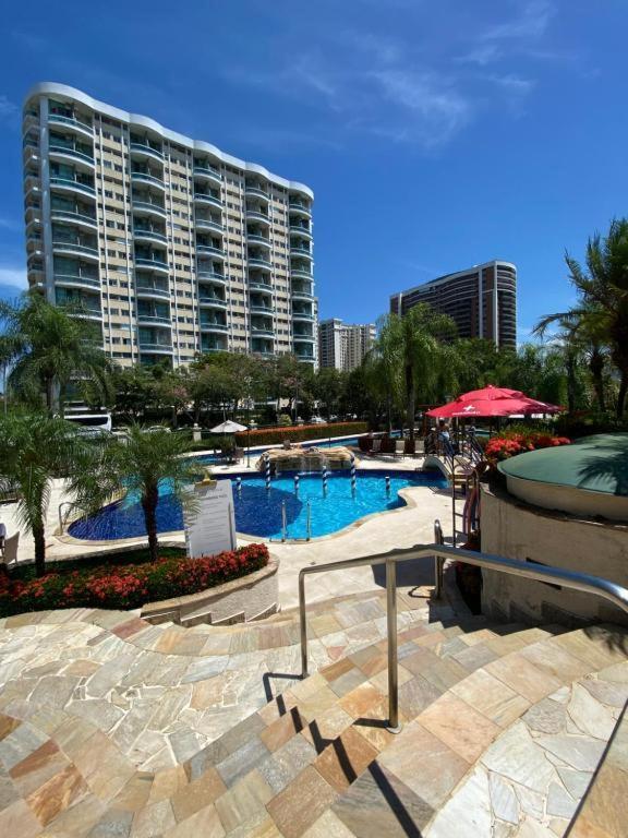 Barra Da Tijuca - 508 - De Frente Para Maravilhosa Piscina - Estacionamento Gratuito - Academia Comphania Atletica - Balsa Para Praia Gratis - Microondas - Geladeira Grande - Recepcao 24Horas - Wi-Fi - Com Pia Rio de Janeiro Exteriör bild