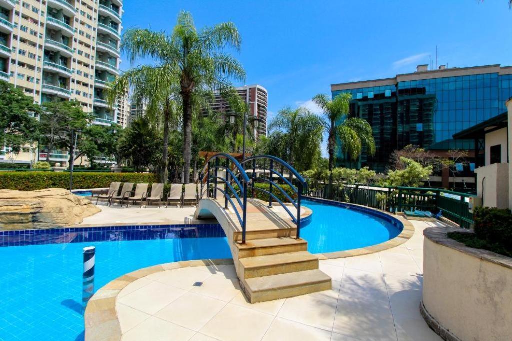 Barra Da Tijuca - 508 - De Frente Para Maravilhosa Piscina - Estacionamento Gratuito - Academia Comphania Atletica - Balsa Para Praia Gratis - Microondas - Geladeira Grande - Recepcao 24Horas - Wi-Fi - Com Pia Rio de Janeiro Exteriör bild