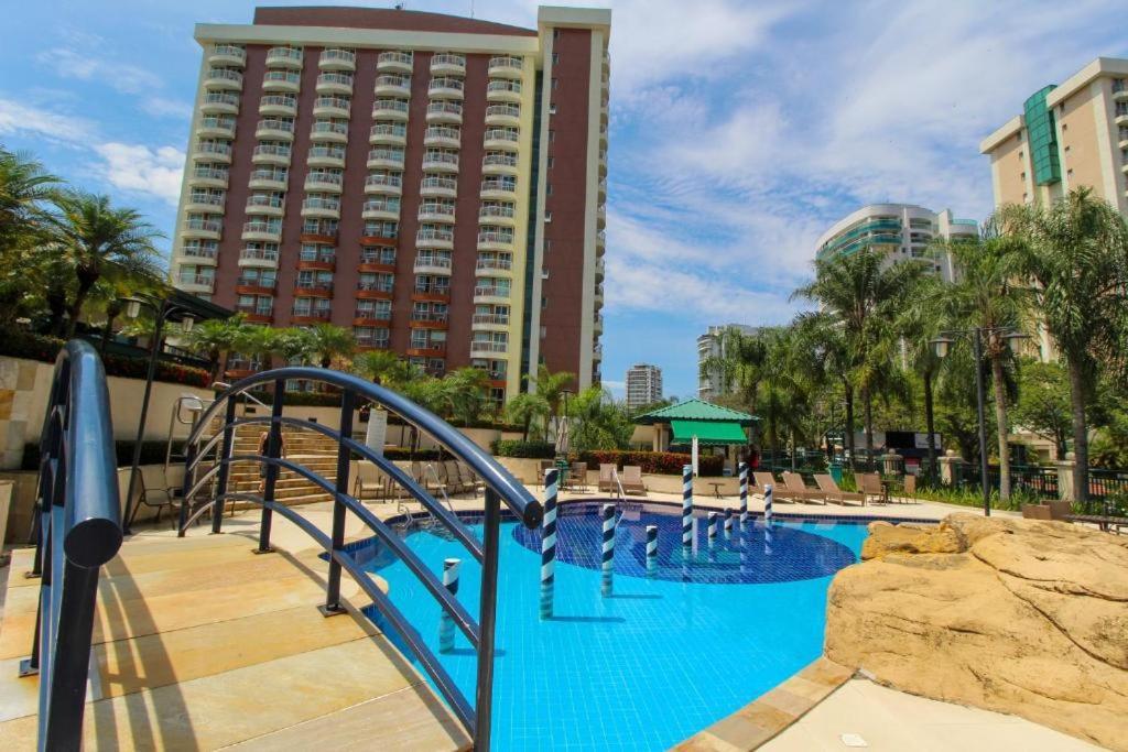 Barra Da Tijuca - 508 - De Frente Para Maravilhosa Piscina - Estacionamento Gratuito - Academia Comphania Atletica - Balsa Para Praia Gratis - Microondas - Geladeira Grande - Recepcao 24Horas - Wi-Fi - Com Pia Rio de Janeiro Exteriör bild